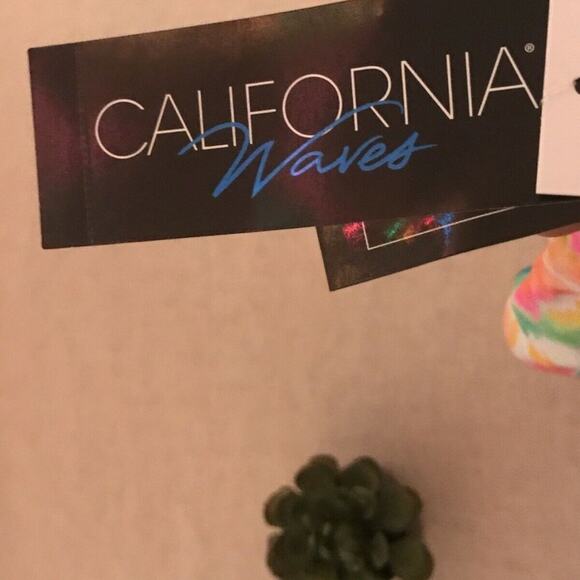 California Waves Shirred Side Tab Tie Dye Hipster Size Small - Picture 2 of 9